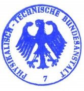 Seal: Physikalische-Technische Bundesanstalt